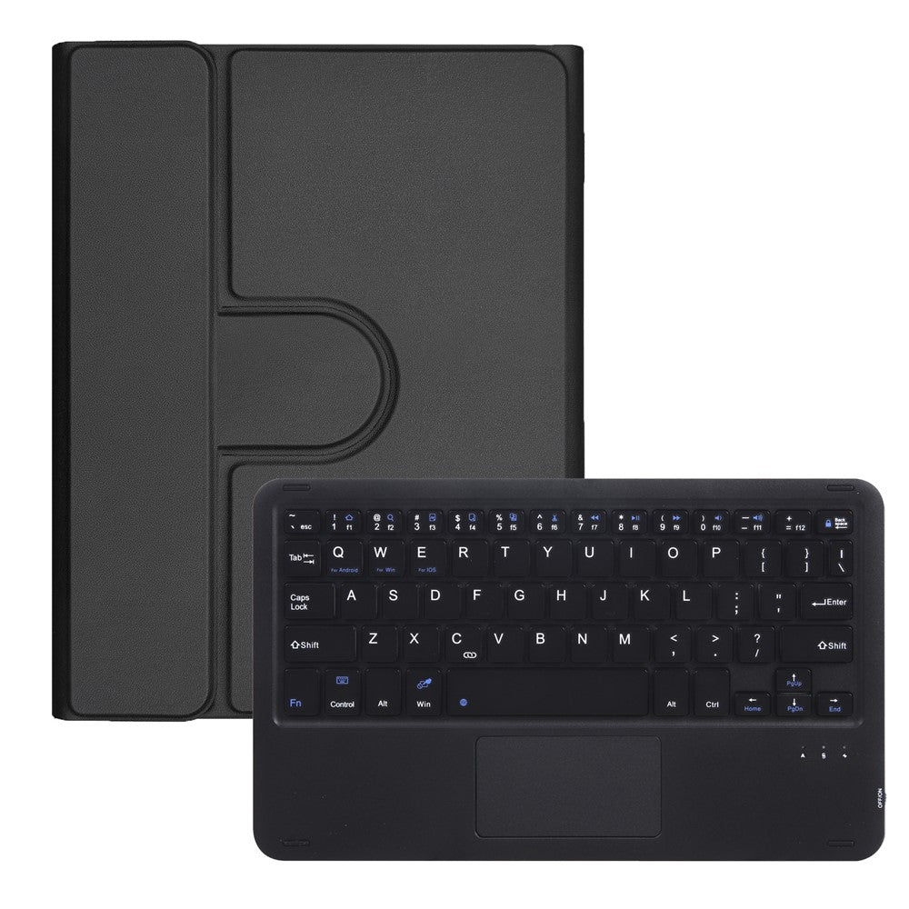 L730B-A Til Samsung Galaxy Tab S11 Roterende Tastaturcover med Touchpad og Stander Beskyttelsescover