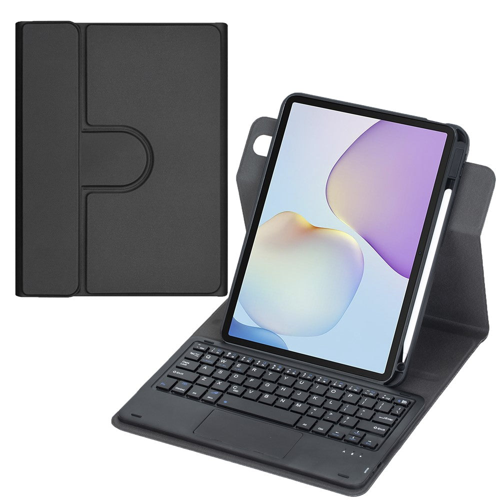 LH34B-A Roterande Tangentbordsfodral med Pekplatta för Huawei MatePad 11.5 (2026) / MatePad 11.5 S (2025) / (2024) / MatePad Air 11.5 tum (2023) Stativskyddande Fodral