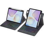 LH34B-AS Tangentbordsfodral med pekplatta / bakgrundsbelyst för Huawei MatePad 11.5 (2026) / MatePad 11.5 S (2025) / (2024) / MatePad Air 11.5 tum (2023) Trådlöst avtagbart folio-tangentbordsfodral