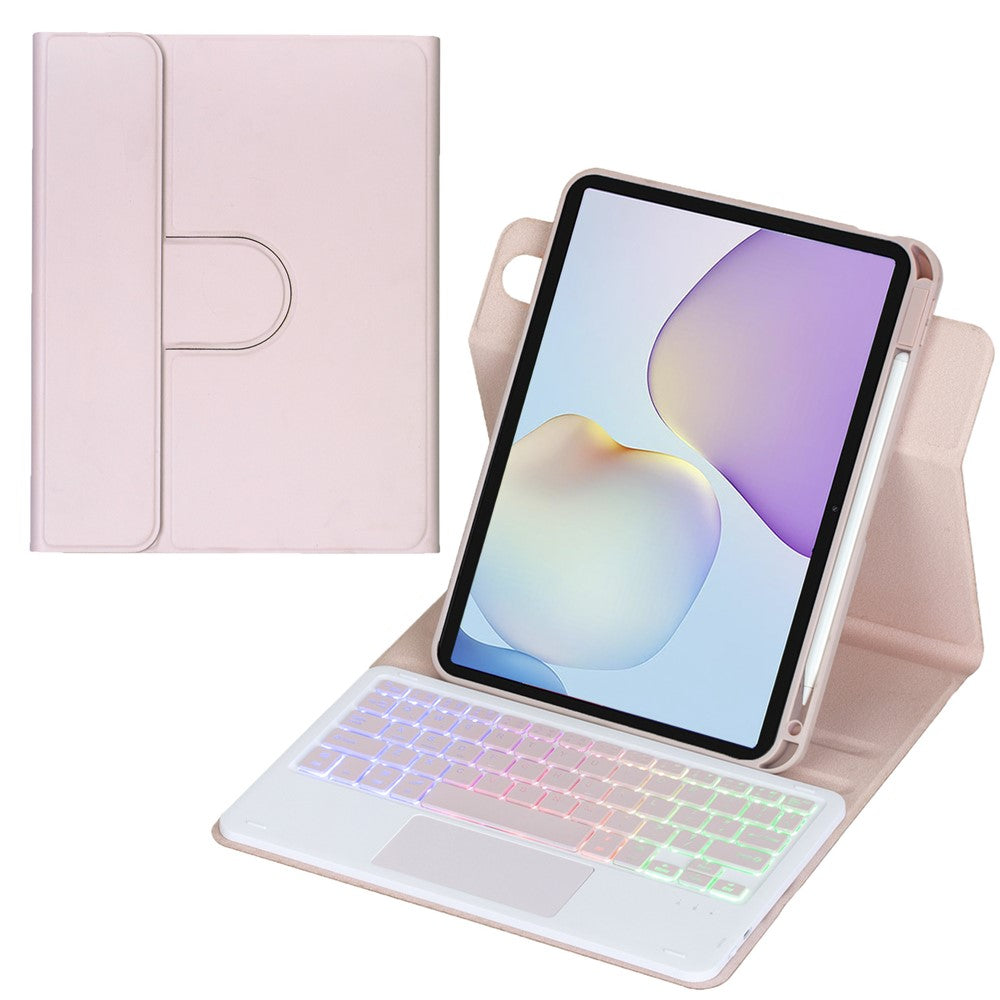 LH34B-AS Tangentbordsfodral med pekplatta / bakgrundsbelyst för Huawei MatePad 11.5 (2026) / MatePad 11.5 S (2025) / (2024) / MatePad Air 11.5 tum (2023) Trådlöst avtagbart folio-tangentbordsfodral