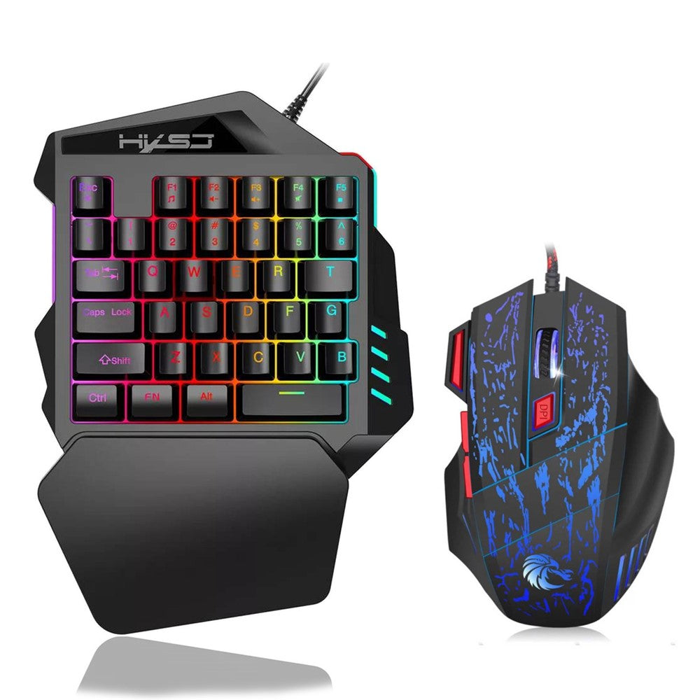 HXSJ Enhands Gaming Tangentbord Mus Set