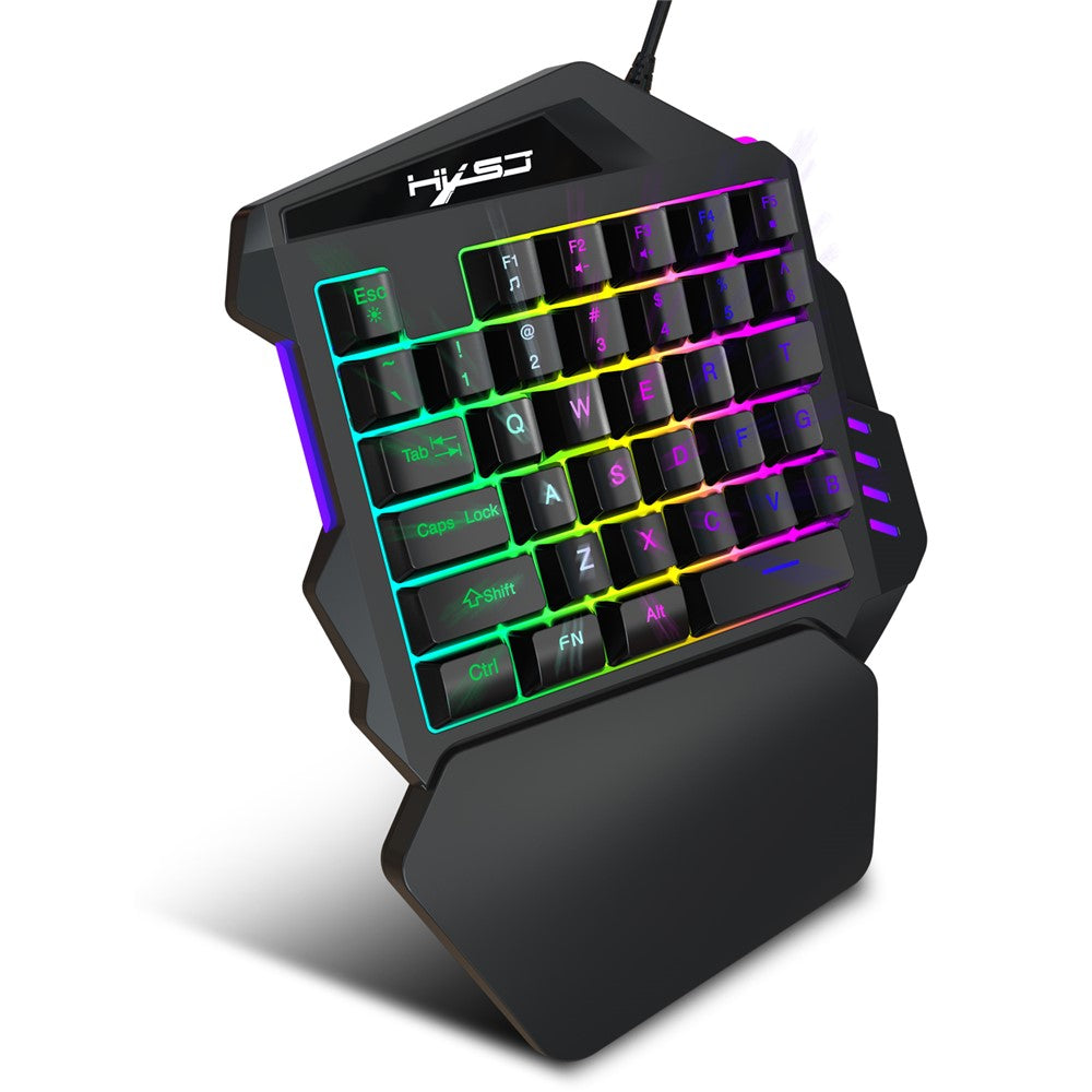 HXSJ One-handed Gaming Keyboard Mouse Set