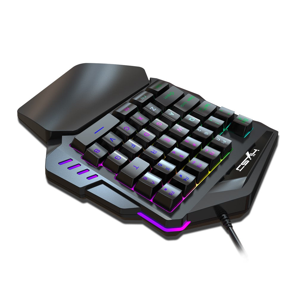 HXSJ One-handed Gaming Keyboard Mouse Set
