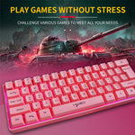 HXSJ V700 61 Keys USB Wired Gaming Keyboard with Colorful Backlight for Computer Desktop Laptop PC