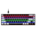 HXSJ V800 68 Keys Mechanical Keyboard with Backlit for Gaming Office
