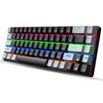 HXSJ V800 68 Keys Mechanical Keyboard with Backlit for Gaming Office