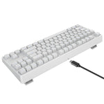 HXSJ L600 87-tasters røde kontakter Kablet bærbart tastatur Mekanisk gamingtastatur med baggrundsbelysning til hjemmekontoret
