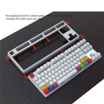 HXSJ L600 87-tasters røde kontakter Kablet bærbart tastatur Mekanisk gamingtastatur med baggrundsbelysning til hjemmekontoret