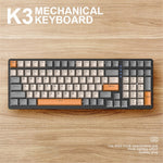 FREE WOLF K3 Mechanical Keyboard 100-Key Gaming Keyboard with Colorful Light Effects for Office Home Computers Laptops