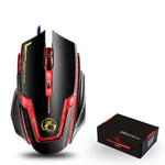 IMICE A9 Gamingmus USB Kablet Mus 6 Knapper 4000DPI Bærbar Mus