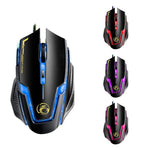 IMICE A9 Gamingmus USB Kablet Mus 6 Knapper 4000DPI Bærbar Mus