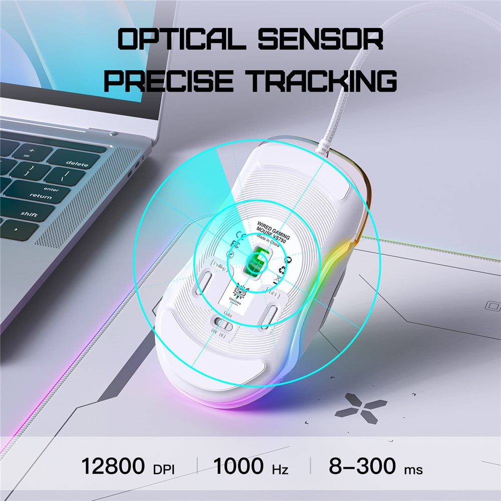 ONIKUMA CW925 USB Wired Gaming Mouse RGB Light Computer Laptop Mice