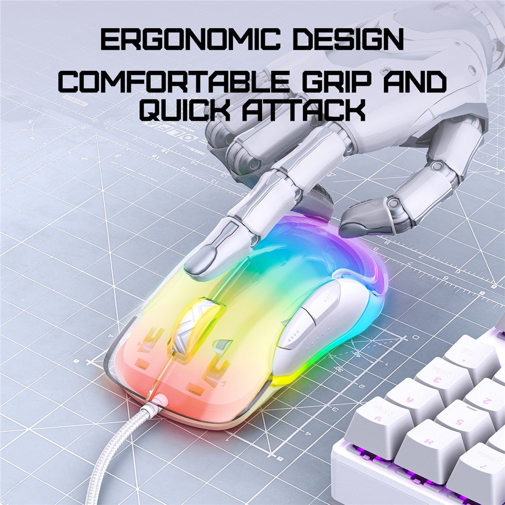 ONIKUMA CW925 USB Wired Gaming Mouse RGB Light Computer Laptop Mice