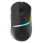 Y-FRUITFUL M96 2.4G+Bluetooth+Type-C Cable Tri-Mode Mouse 6 DPI RGB Gaming Mouse (PAW3212 Chip)