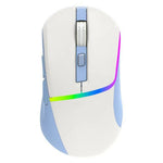 Y-FRUITFUL M96 2.4G+Bluetooth+Type-C Cable Tri-Mode Mouse 6 DPI RGB Gaming Mouse (PAW3212 Chip)