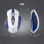 INPHIC F9 Mecha Version Rechargeable 2.4G Wireless Gaming Working Mouse Computer Laptop Mice