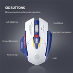 INPHIC F9 Mecha Version Rechargeable 2.4G Wireless Gaming Working Mouse Computer Laptop Mice