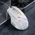 INPHIC PG1 USB Wired E-Sports Gaming Mouse RGB Light Computer Laptop Mice