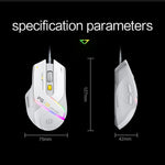 INPHIC PG1 USB Wired E-Sports Gaming Mouse RGB Light Computer Laptop Mice