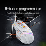 INPHIC PG1 USB Wired E-Sports Gaming Mouse RGB Light Computer Laptop Mice
