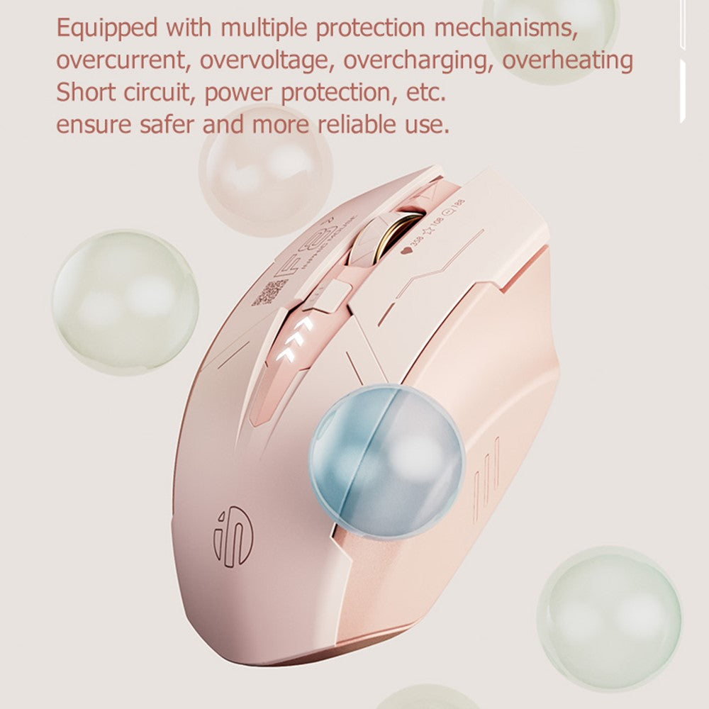 INPHIC F8 Rechargeable 2.4G Wireless Gaming Working Girls Mouse Computer Laptop Mute Mice
