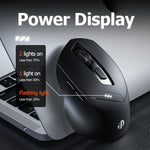 INPHIC DR01 Bluetooth-kompatibel 4.0 / Bluetooth-kompatibel 5.0 / 2.4G Trådløs mus Computer Laptop Ergonomisk mus