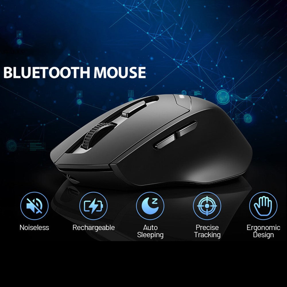 INPHIC DR01 Bluetooth-kompatibel 4.0 / Bluetooth-kompatibel 5.0 / 2.4G Trådløs mus Computer Laptop Ergonomisk mus
