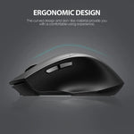 INPHIC DR01 Bluetooth-kompatibel 4.0 / Bluetooth-kompatibel 5.0 / 2.4G Trådløs mus Computer Laptop Ergonomisk mus