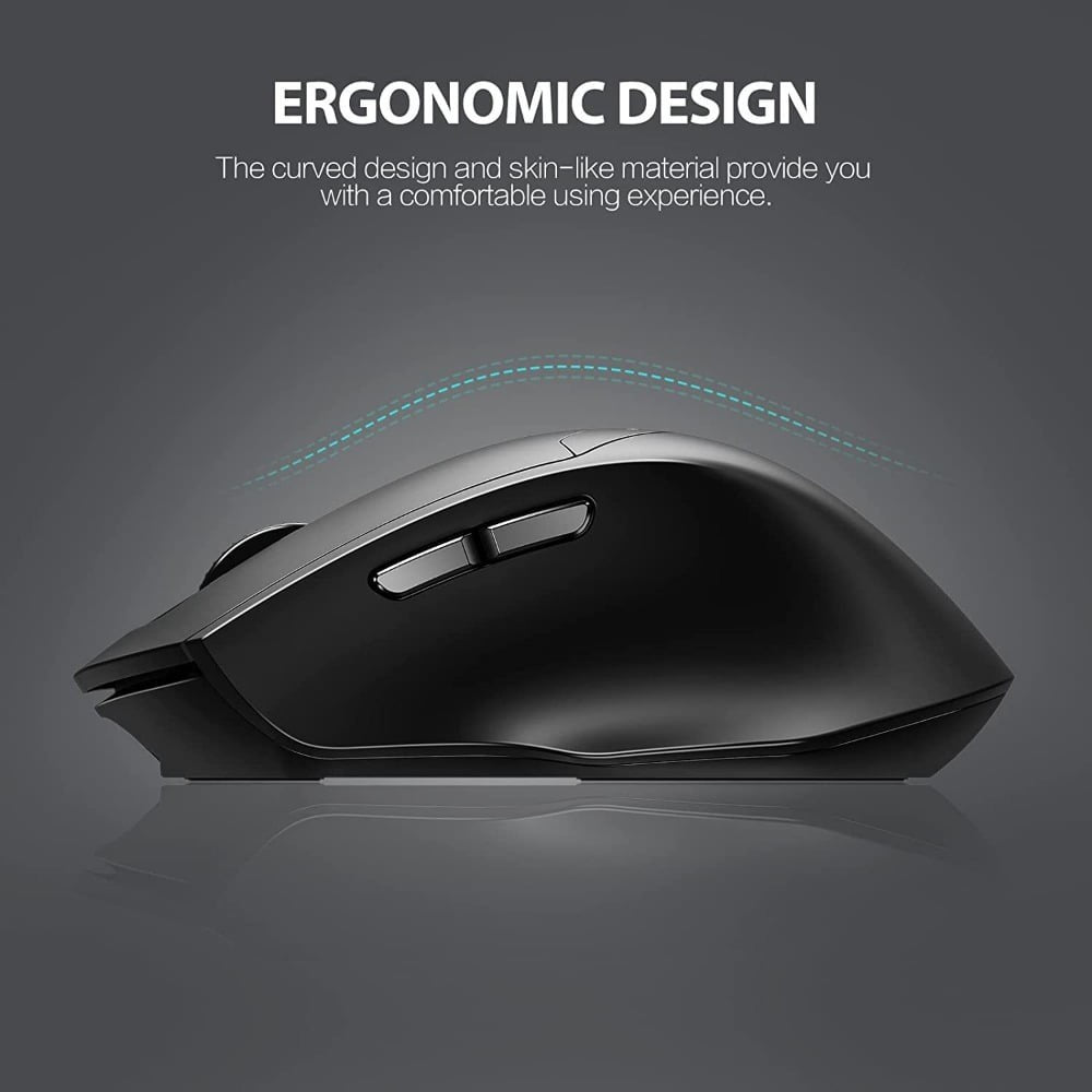 INPHIC DR01 Bluetooth-kompatibel 4.0 / Bluetooth-kompatibel 5.0 / 2.4G Trådløs mus Computer Laptop Ergonomisk mus