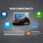INPHIC DR01 Bluetooth-kompatibel 4.0 / Bluetooth-kompatibel 5.0 / 2.4G Trådløs mus Computer Laptop Ergonomisk mus