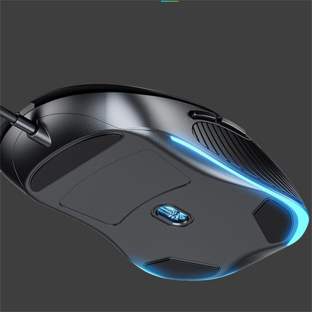 INPHIC PB1 USB Wired Business Office Gaming Mouse Silent Macro Programming Computer Laptop Mice