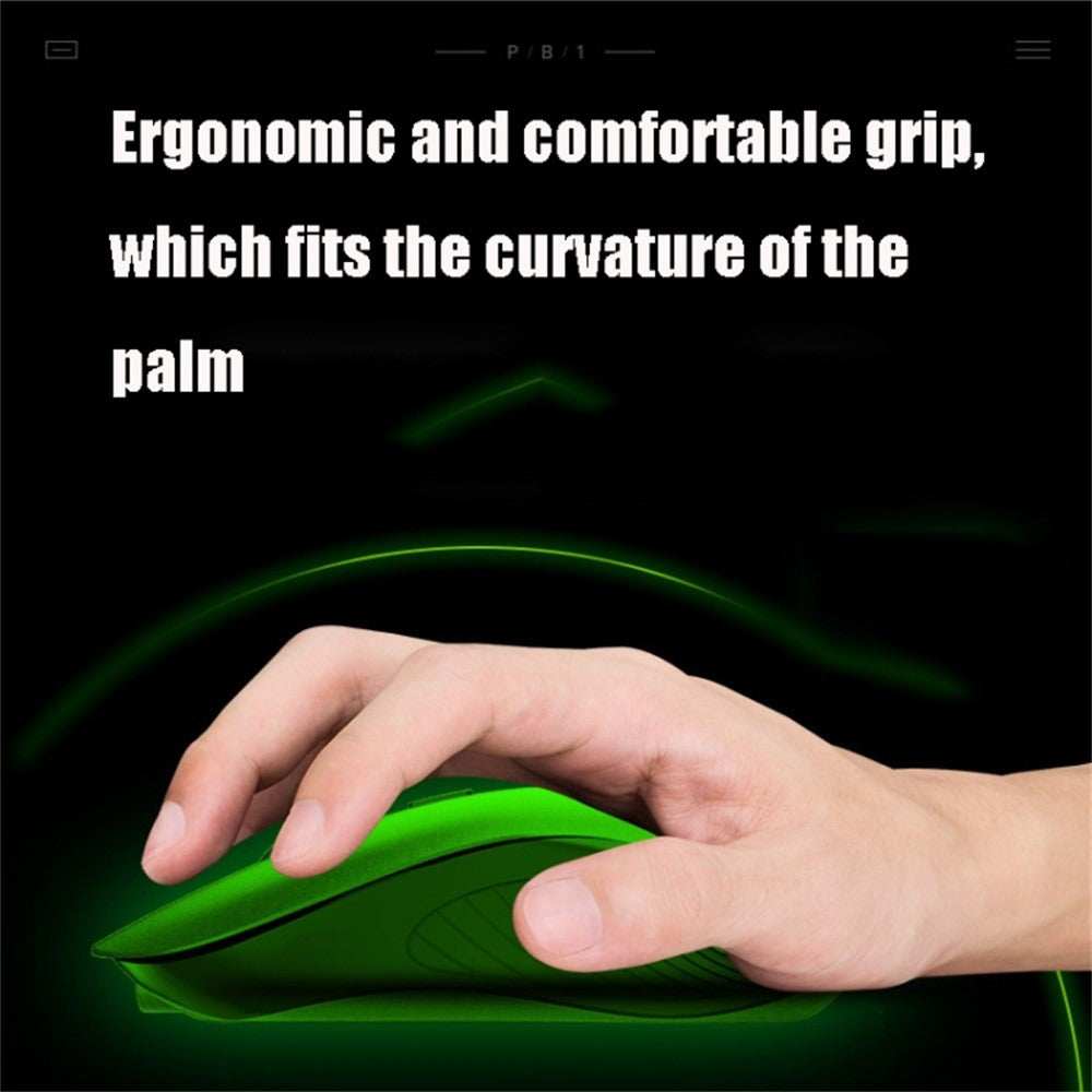 INPHIC PB1 USB Wired Business Office Gaming Mouse Silent Macro Programming Computer Laptop Mice