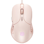 INPHIC B8 USB Wired Mouse for Girls Women 7200DPI 6 Key Mute Gaming Mouse for Laptop PC