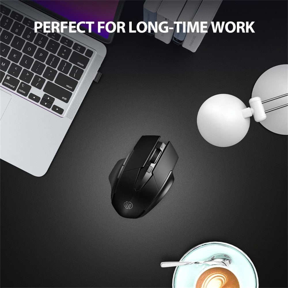 INPHIC F1 Wireless Mouse 1600DPI 6 Keys Type-C Rechargeable Mute Gaming Mouse for Home Office