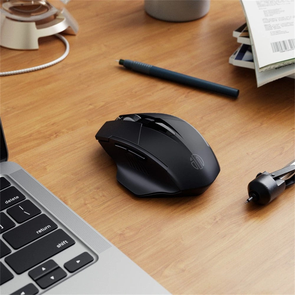 INPHIC F1 Wireless Mouse 1600DPI 6 Keys Type-C Rechargeable Mute Gaming Mouse for Home Office
