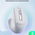 INPHIC S6 AI Smart Voice Mouse Wireless Bluetooth-compatible Mouse 2400DPI Supports Voice-Controlled Typing