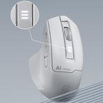 INPHIC S6 AI Smart Voice Mouse Wireless Bluetooth-compatible Mouse 2400DPI Supports Voice-Controlled Typing