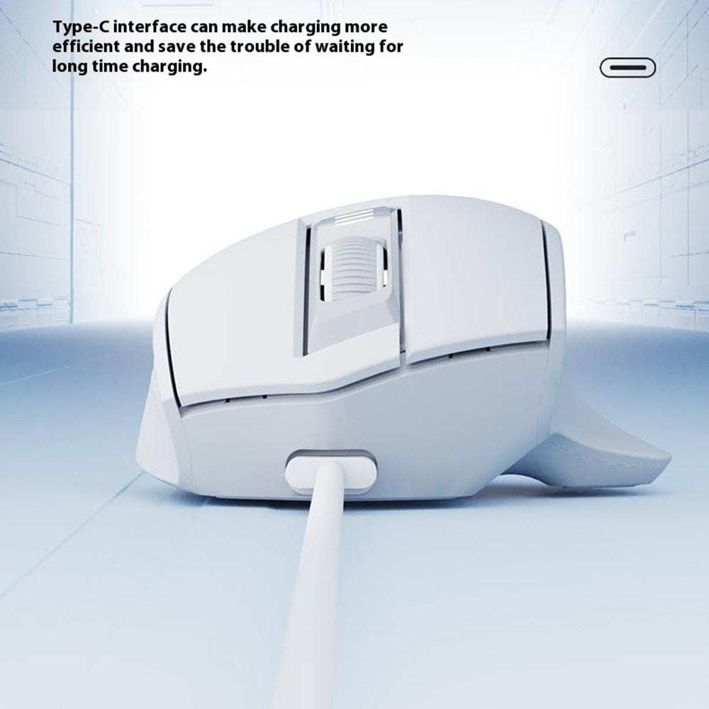 INPHIC S6 AI Smart Voice Mouse Wireless Bluetooth-compatible Mouse 2400DPI Supports Voice-Controlled Typing