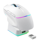 MACHENIKE L8 Pro Wired / Bluetooth-compatible / 2.4G Wireless Mouse RGB Light Computer Laptop Mice with Charging Base