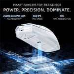 MACHENIKE L8 Pro Wired / Bluetooth-compatible / 2.4G Wireless Mouse RGB Light Computer Laptop Mice with Charging Base