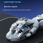 T-WOLF X3 Gaming Mus Trådløs BT Tre-Tilstand Hul Design RGB Baggrundsbelyst Mekanisk Mus Til Esport