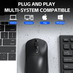 T-WOLF X8 Dual Mode Wireless Mouse with 500mAh Rechargeable Battery Gaming Mouse