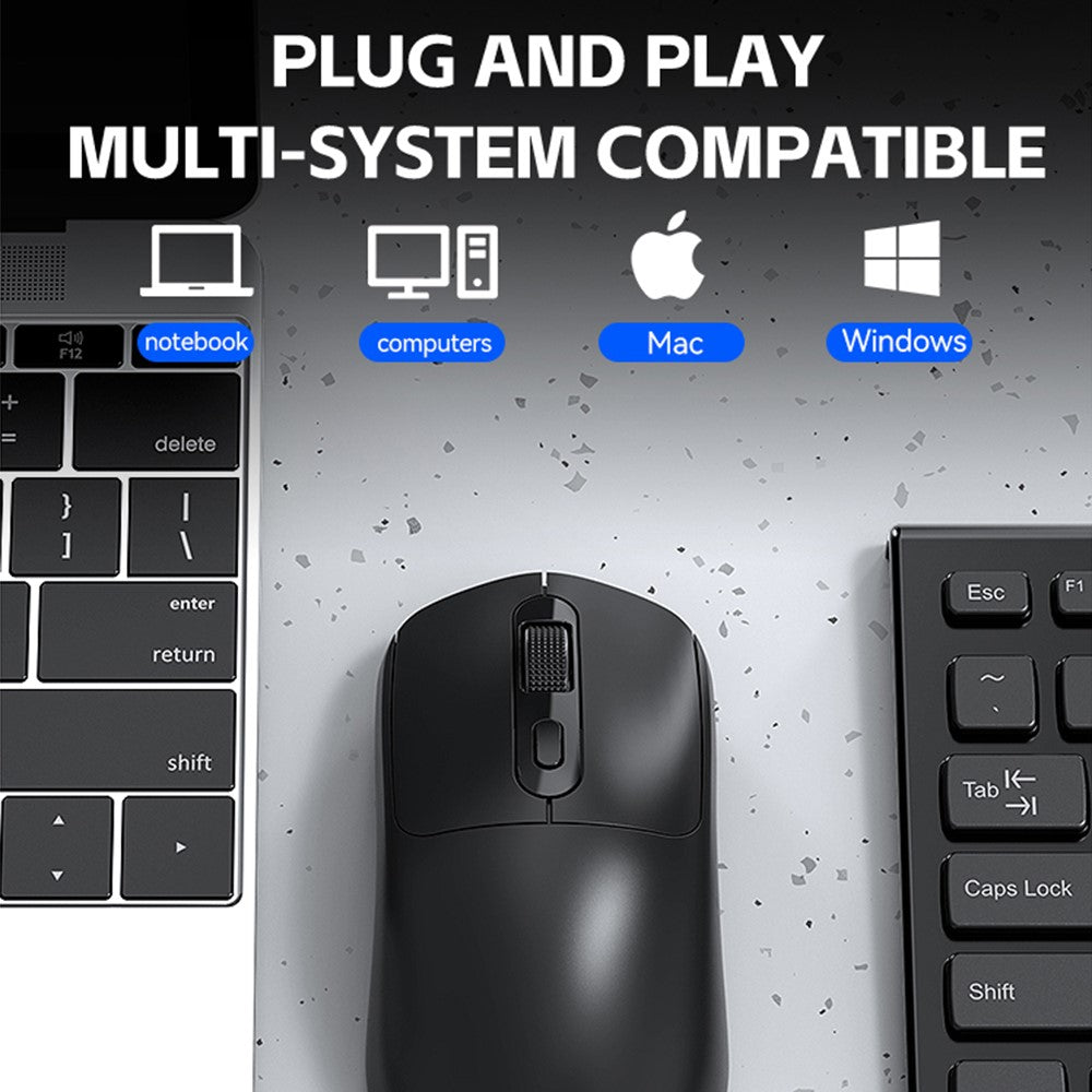 T-WOLF X8 Dual Mode Wireless Mouse with 500mAh Rechargeable Battery Gaming Mouse