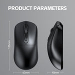 T-WOLF X8 Dual Mode Wireless Mouse with 500mAh Rechargeable Battery Gaming Mouse