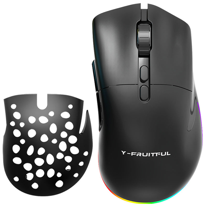 Y-FRUITFUL M88 Gaming Mouse 2.4G Wireless/Wired 7 Button Ergonomic PC Gaming Mice with RGB Backlit