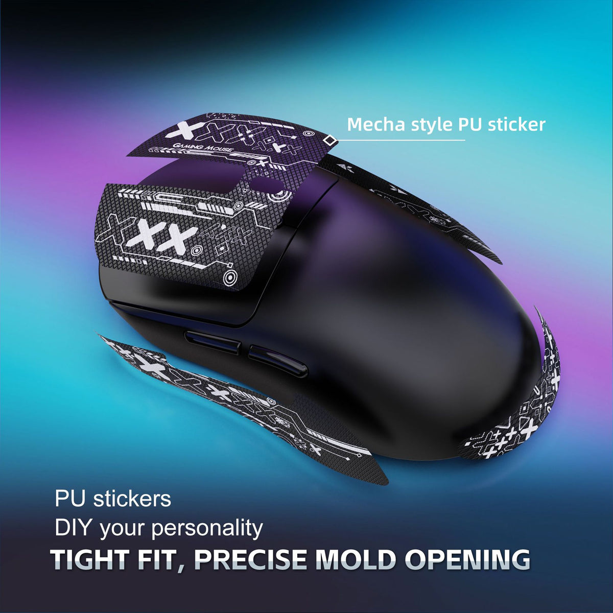 HXSJ T68 2.4G Wireless / Wired / Bluetooth-compatible 3 Modes Gaming Mouse 12000 DPI Ultra Light Rechargeable Mouse