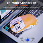 HXSJ T68 2.4G Wireless / Wired / Bluetooth-compatible 3 Modes Gaming Mouse 12000 DPI Ultra Light Rechargeable Mouse