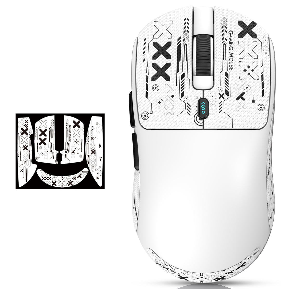 HXSJ T68 2.4G Wireless / Wired / Bluetooth-compatible 3 Modes Gaming Mouse 12000 DPI Ultra Light Rechargeable Mouse