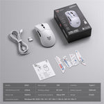 ONIKUMA DM01 Tri-Mode Gaming Mus Trådløs 2.4G Kablet Type-C Bluetooth-kompatibel Mus med 6 DPI-niveauer