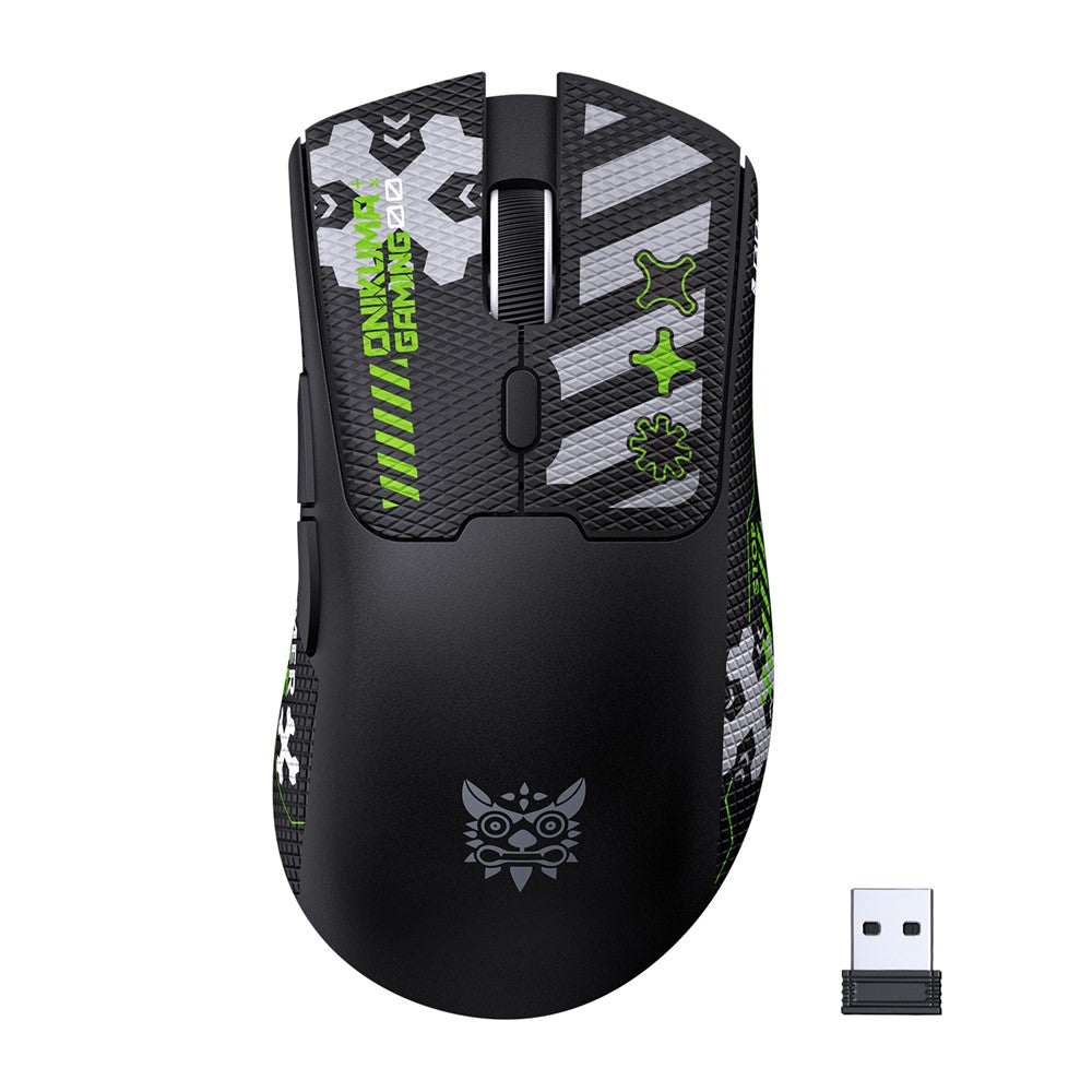 ONIKUMA DM01 Tri-Mode Gaming Mus Trådløs 2.4G Kablet Type-C Bluetooth-kompatibel Mus med 6 DPI-niveauer